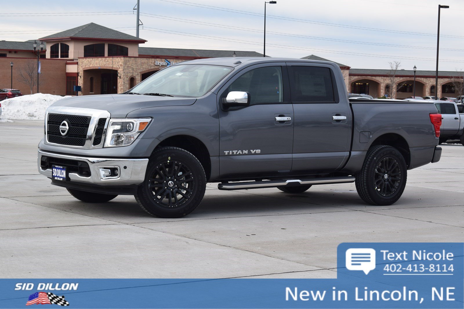 New 2018 Nissan Titan Sl Crew Cab In Lincoln #4n18153 