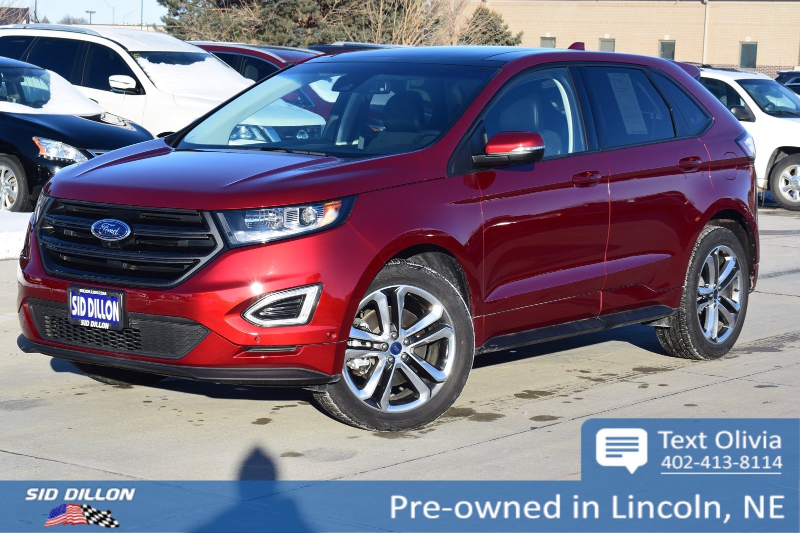 Pre Owned 2018 Ford Edge Sport Suv In Lincoln 4n19263a Sid Dillon Pre Owned 2018 Ford Edge Sport