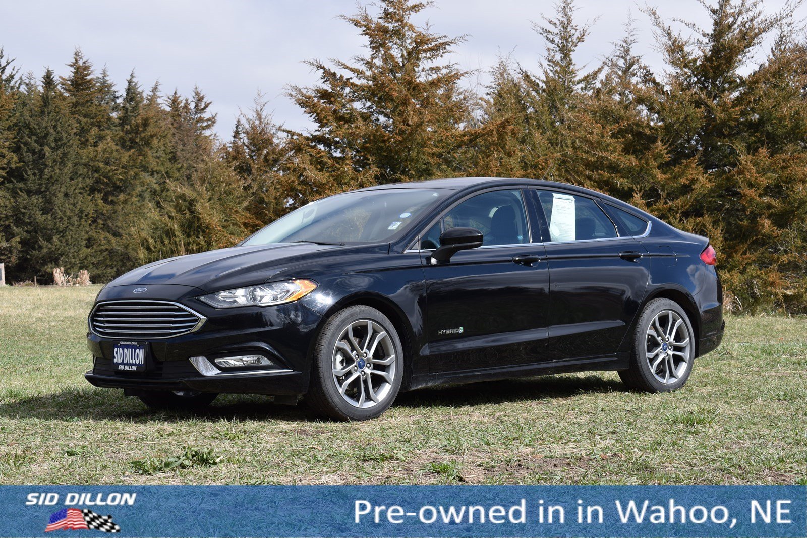 Pre Owned 2017 Ford Fusion Hybrid Se 4 Door Sedan In Wahoo 9p288 Pre Owned 2017 Ford Fusion Hybrid Se