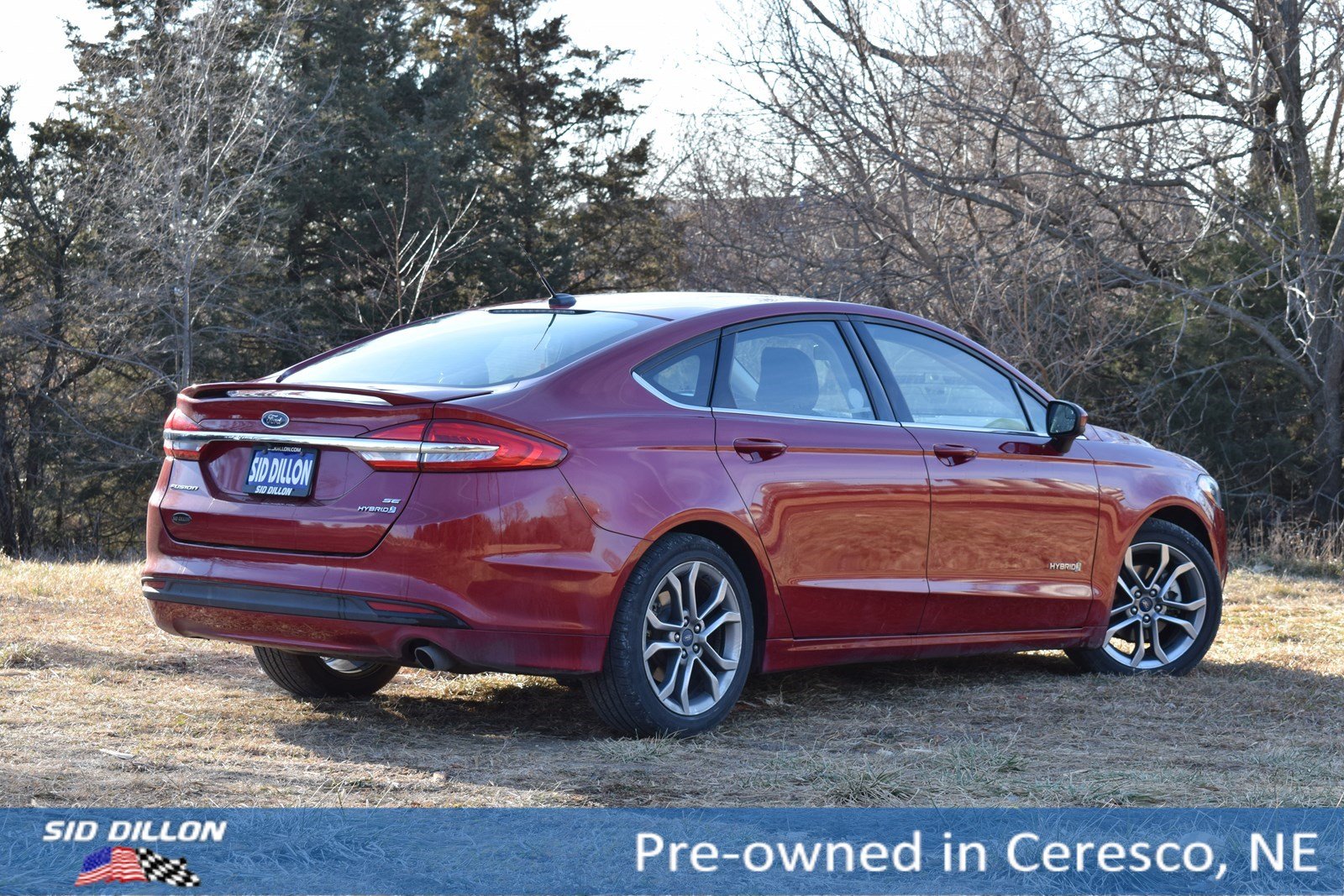Pre Owned 2017 Ford Fusion Hybrid Se 4 Door Sedan In Ceresco 9p287 Pre Owned 2017 Ford Fusion Hybrid Se