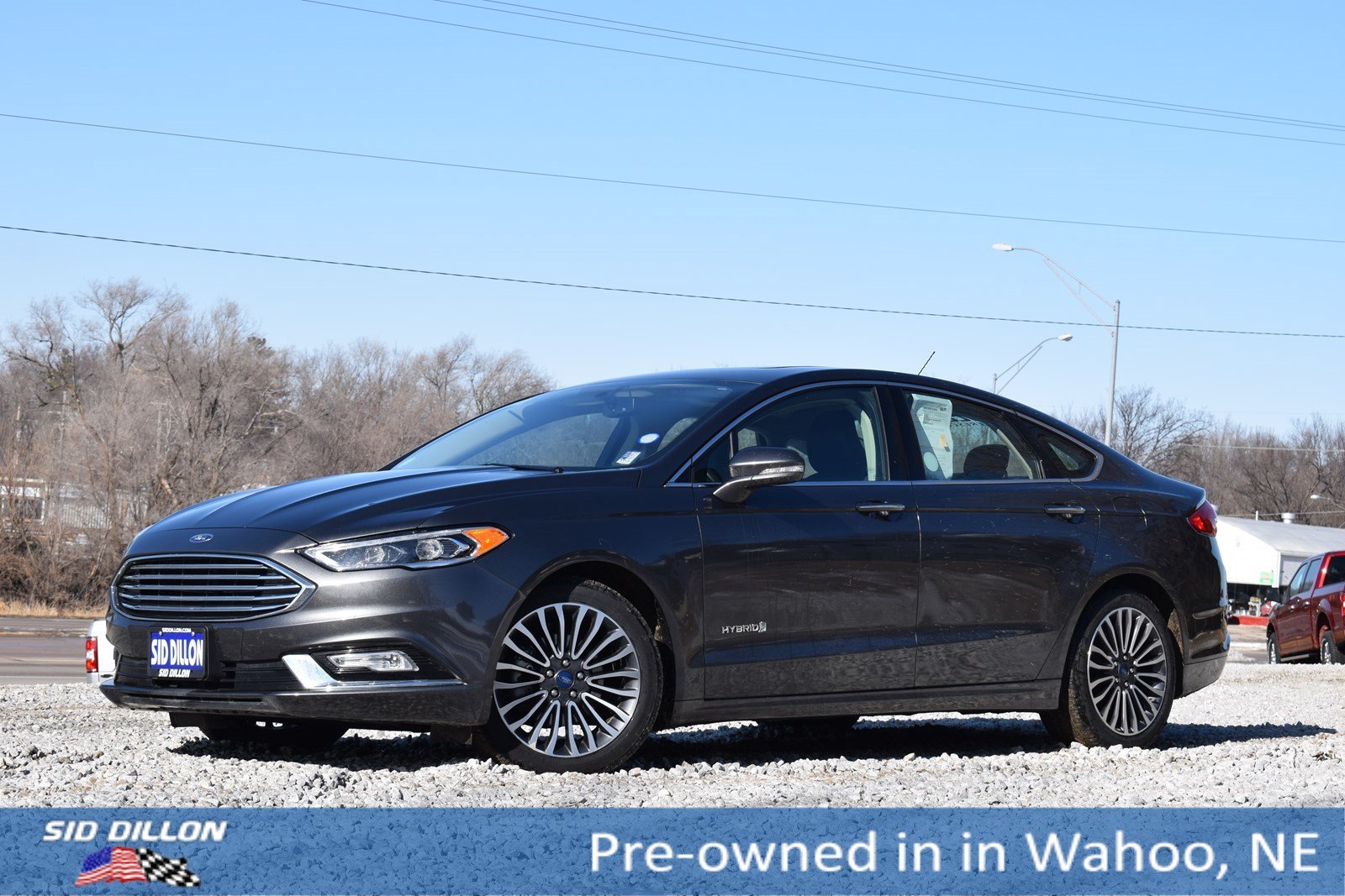 Pre Owned 2017 Ford Fusion Hybrid Anium 4 Door Sedan In Wahoo Pre Owned 2017 Ford Fusion Hybrid Anium