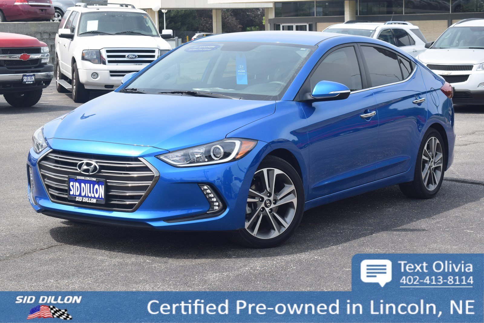 Certified Pre Owned 2017 Hyundai Elantra Limited 4 Door Sedan In
