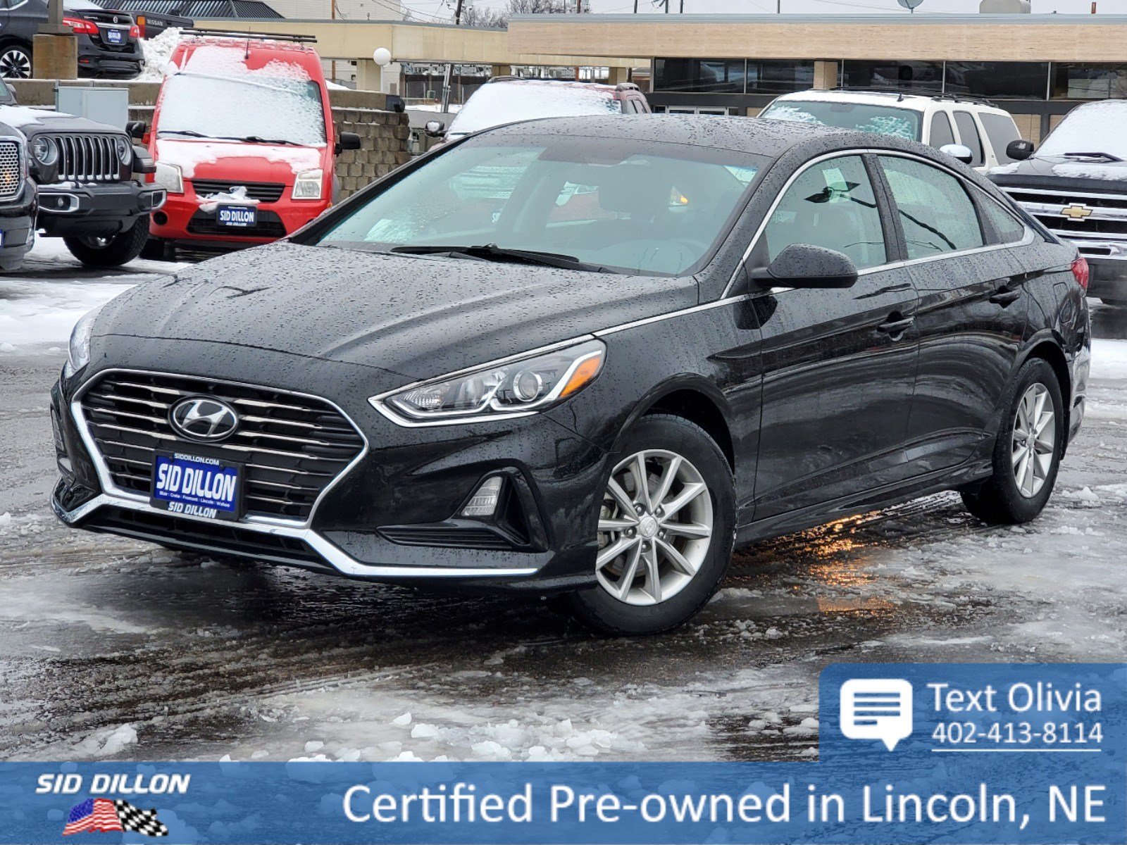 Certified Pre Owned 2018 Hyundai Sonata Se 4 Door Sedan In Lincoln