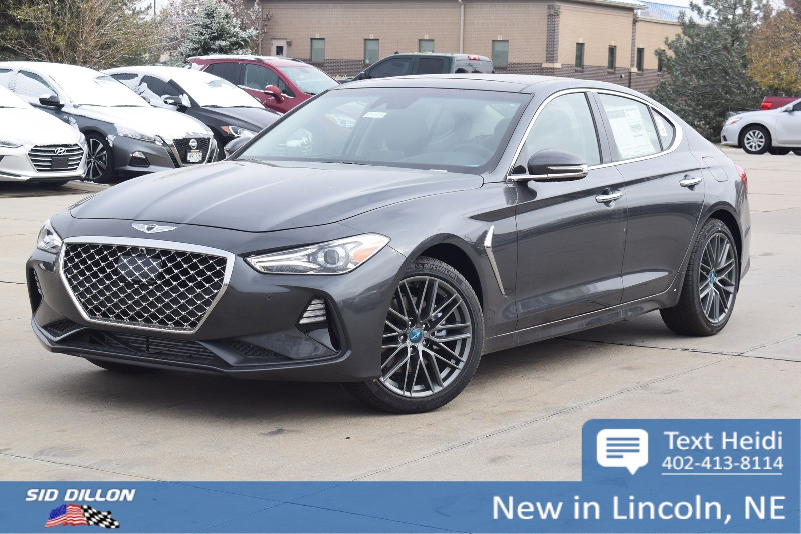 New 2019 Genesis G70 2 0t Advanced 4 Door Sedan In Lincoln 4g1928
